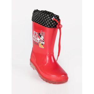 Disney Minnie Mouse Regenstiefel Mit Lichtern Boots Mädchen Rot Größe 29