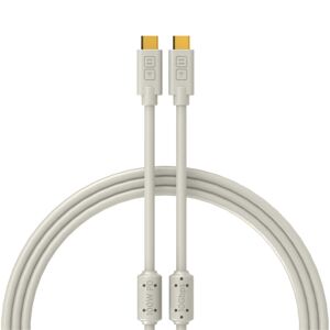 Dj Techtools Chroma Cables Usb C To C White, 0,25 M - Kabel Für Djs