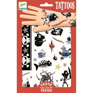 Djeco Tattoo-sticker Piraten
