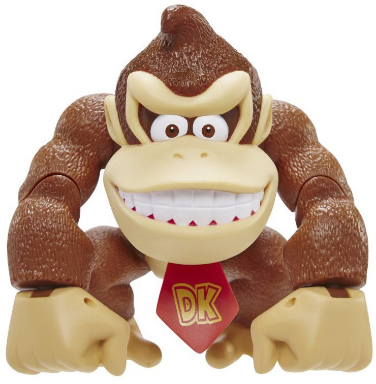 Donkey Kong Deluxe Jakks Pacific World Of Nintendo 6 Zoll Actionfigur Selten