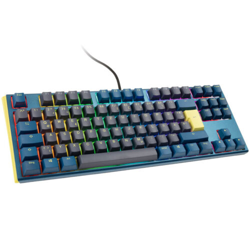 ducky one 3 daybreak tkl mx-clear (de) gaming tastatur blau