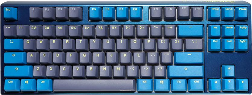 ducky one 3 daybreak tkl mx-blue (de) gaming tastatur blau