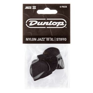 Dunlop Jazz Iii Xl Plektren 1,38 Schwarz 6er-set - Plektren Set