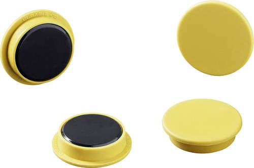 durable magnet 475304 (Ã˜) 32mm rund gelb 1 set 475304