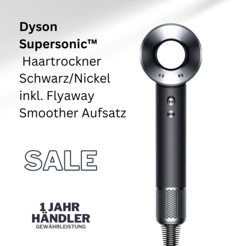 dyson supersonic haartrockner (schwarz/nickel)