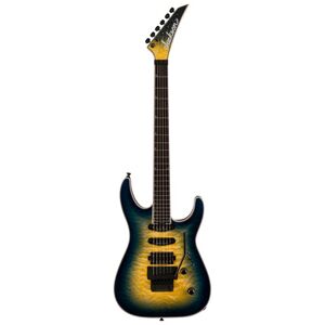 E-gitarre Jackson Pro Plus Soloist Sla3q Amber Blue Burst E Gitarre Neu