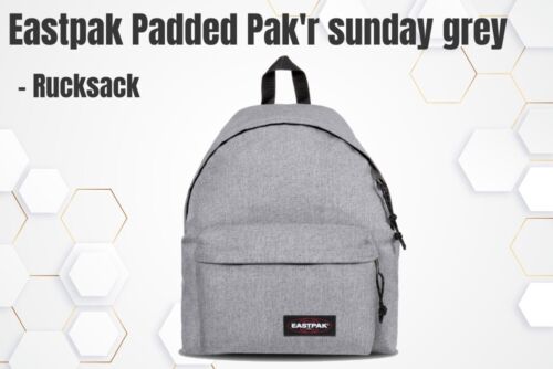 Eastpak Rucksack - Padded Pak'r - Grey - Sonntagsgrau - Eastpak - One Size - Rucksäcke