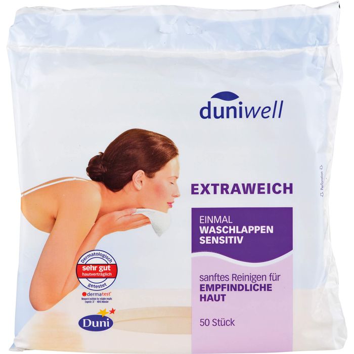 Ebelin Waschlappen Sensitiv, 10er Pack (10 X 50 Stück)