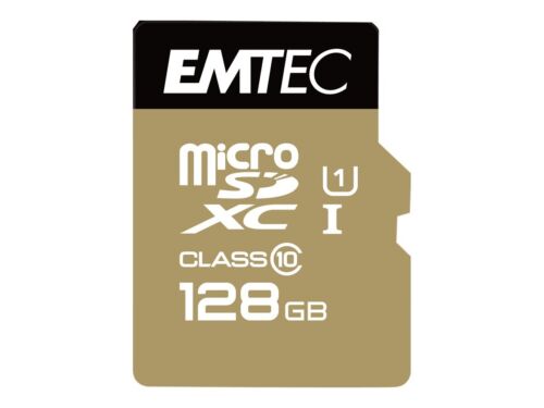 Ecmsdm128gxc10gp Emtec Gold+ Flash-speicherkarte (sd-adapter Inbegriffen) ~d~