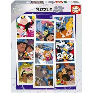 Educa Puzzlespiel - Disney 100 Collage - 48x68 Cm - 1000 Teile - Educa - One Size - Puzzlespiele