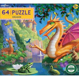 Eeboo Puzzlespiel - 64 Teile - Der Friedliche Drache - Eeboo - One Size - Puzzlespiele