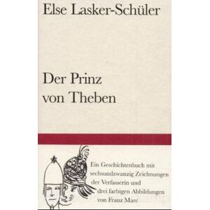 Else Lasker-schüler - Gebraucht Der Prinz Von Theben - Preis Vom 04.05.2024 04:57:19 H