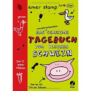 Emer Stamp - Gebraucht Das Unwahrscheinlich Geheime Tagebuch Vom Kleinen Schwein: Band 1 - Preis Vom 30.04.2024 04:54:15 H