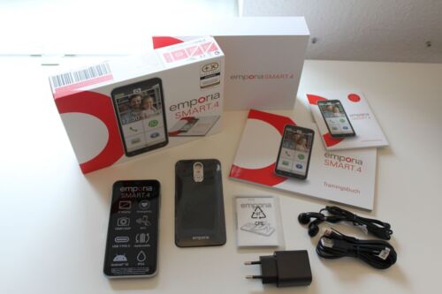 Emporia Smartphone Smart.4 - 32gb - Schwarz (ohne Simlock), Seniorensmartphone