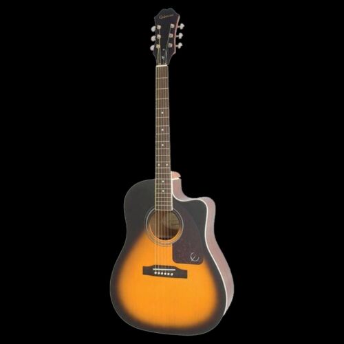 Epiphone J-45 Ec Studio Vintage Sunburst Western Gitarre Tonabnehmer Dreadnought