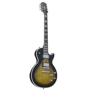 Epiphone Les Paul Prophecy Olive Tiger Aged Gloss - Single Cut E-gitarre