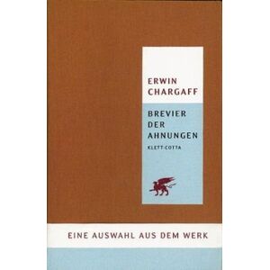 Erwin Chargaff - Gebraucht Brevier Der Ahnungen. Eine Auswahl Aus Dem Werk - Preis Vom 05.05.2024 04:53:23 H
