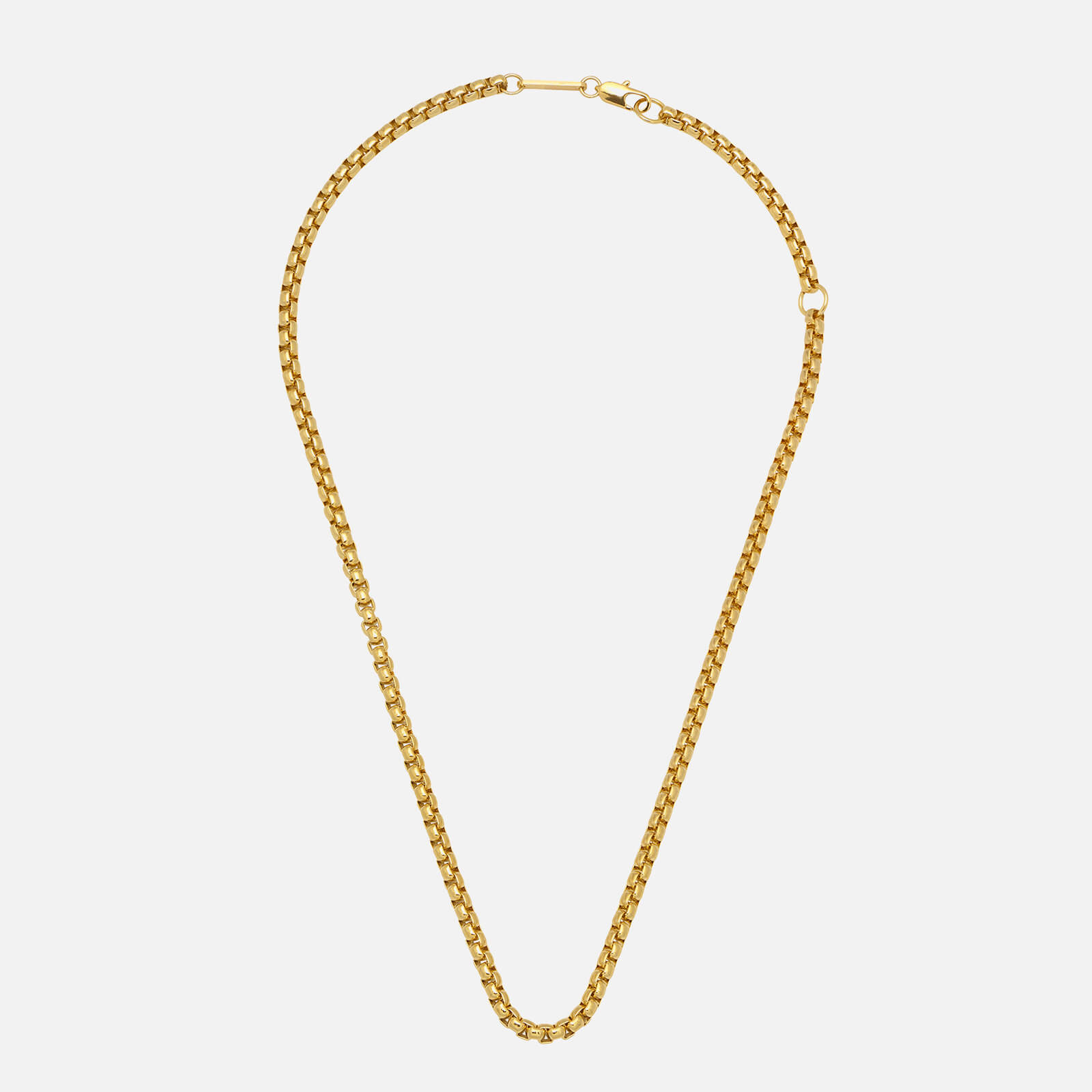 estella bartlett womens chunky rounded box chain - plate/ plated gold