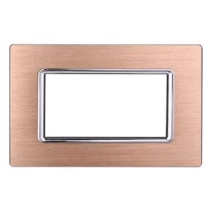 Ettroit Kompatible Abdeckrahmen Bticino Livinglight 3 Module Aluminium Gold Farbe