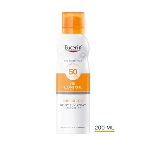 Eucerin Oil Control Dry Touch 50 Body Sun Spray Trasparente Offerta 2 Pezzi