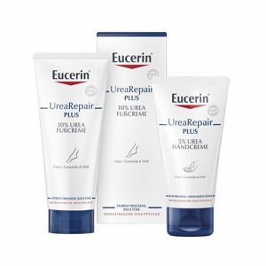 Eucerin Urearepair Plus Handcreme 5% + Fußcreme 10 % 1 St Set