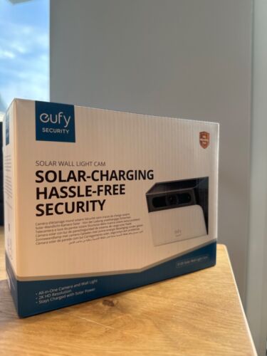 Eufy Solar Wall Light Cam S120 - Überwachungskamera - Aussen - Schwarz/weiß