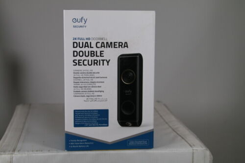Eufy Video Doorbell Dual Add-on 2k Video-türklingel Schwarz Außenstation Wlan