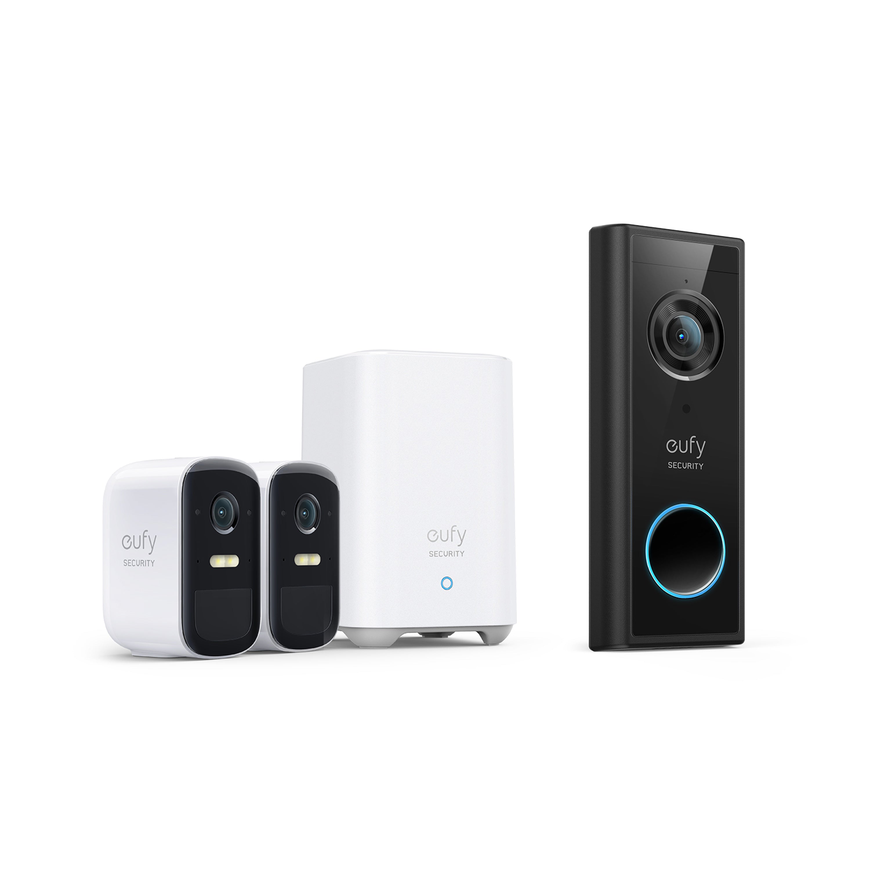 Eufycam 2c Pro + S220 Video Doorbell Add-on Unit White - White
