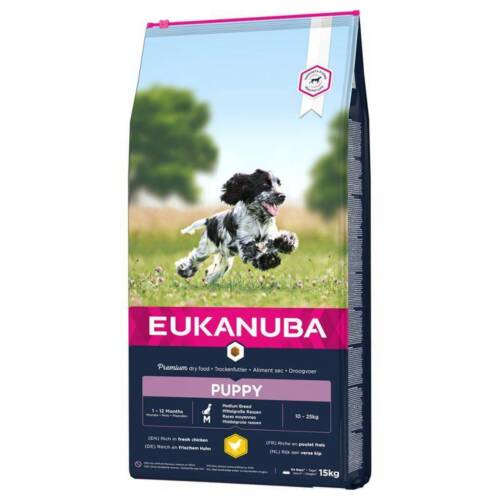 Eukanuba Growing Puppy Medium Breeds Chicken 30 Kg (2 X 15kg)