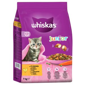 (eur 4,24 /kg) Whiskas Junior Huhn, Trockenfutter, 2-12 Kätzchenfutter: 2 X 7 Kg