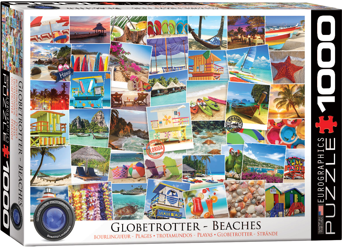 eurographics globetrotter beaches 1000 teile puzzle -6000-0761
