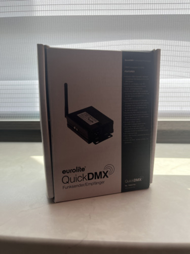 Eurolite Quickdmx Funksender/empfänger Dmx Funksystem 512 Dmx-kanäle Xlr Gfsk