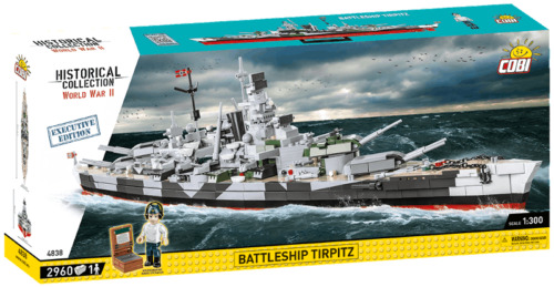 Executive Edition Schlachtschiff Tirpitz - Cobi 4838 - 2960 Steine