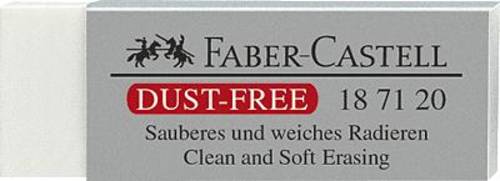 faber-castell dust-free 187120 radierer weiÃŸ