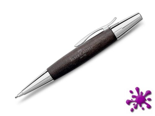 Faber-castell E-motion Pencil - Black Wood And Chrome - New