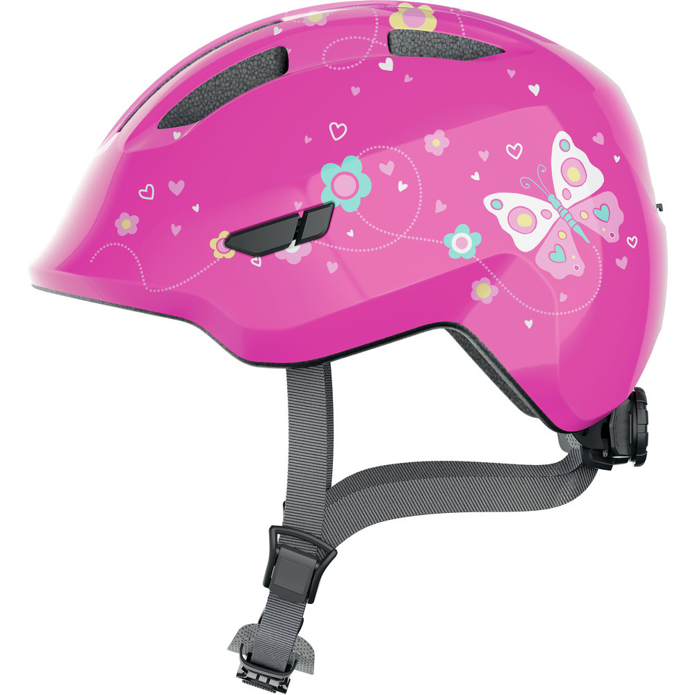 Fahrradhelm - Smiley 3.0 - Pink Fliege - Abus - 45-51 Cm - Fahrradhelme