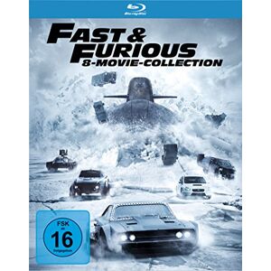 Fast & Furious 8 Movie Collection Blu Ray Neu Vin Diesel Paul Walker