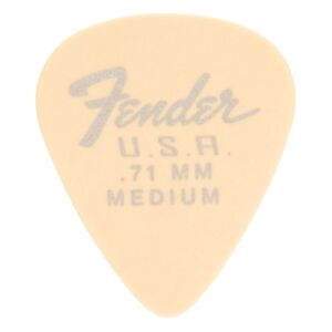 Fender 351 Dura-tone Picks Oly Olympic White