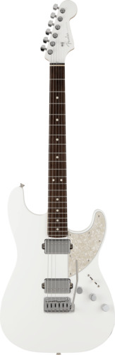 Fender Made In Japan Elemental Stratocaster Hh Rw Nimbus White - E-gitarre