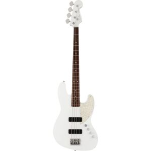 Fender Made In Japan Elemental Jazz Bass Hh Rw Nimbus White - E-bass