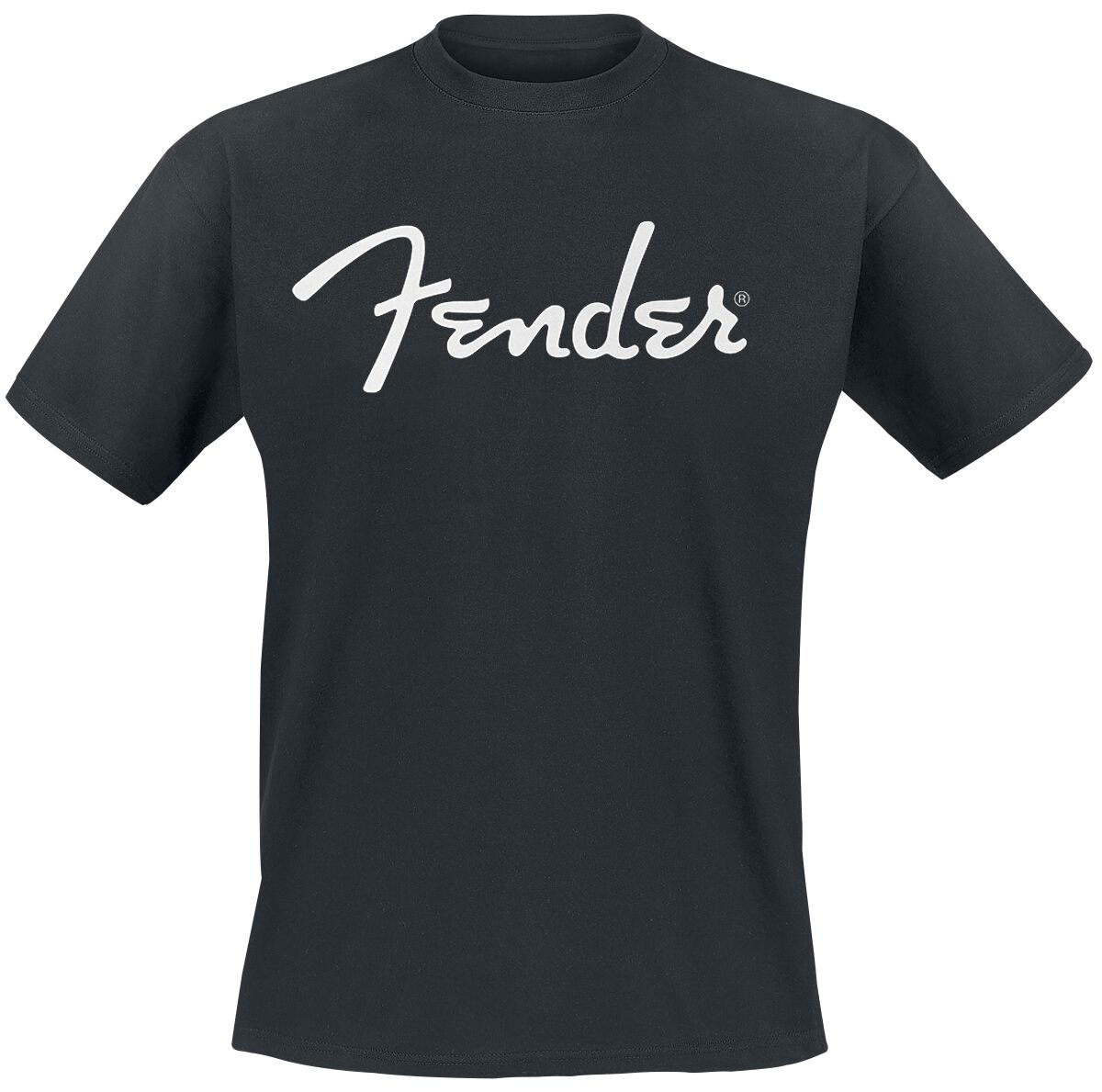 fender t-shirt - classic logo - s bis xxl - fÃ¼r mÃ¤nner - grÃ¶ÃŸe xxl - - lizenziertes merchandise! schwarz