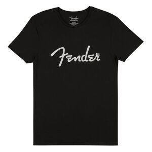 Fender T-shirt Logo Black Xxl Schwarz