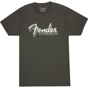 Fender T-shirt Reflective Charcoal M Charcoal Mit Reflektierendem Logo
