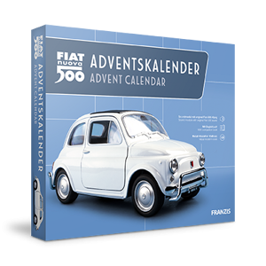 Fiat 500 Nuova Modellauto Modellbau Adventskalender Franzis Verlag