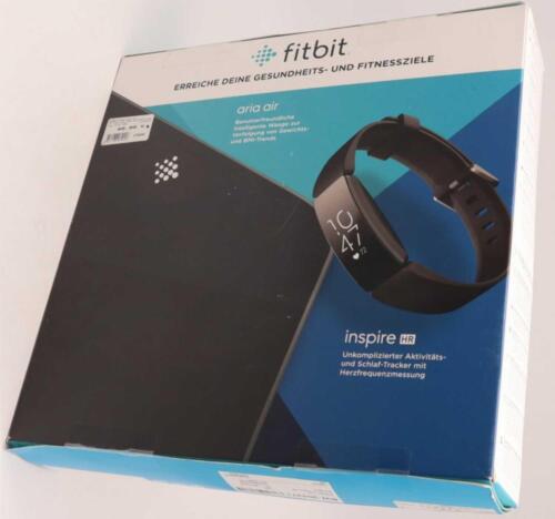 Fitbit Aria Air Bundle Bluetooth Personenwaage Mit Inspire Hr Fitnesstracker...