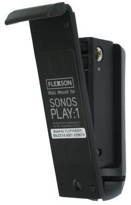 flexson sonos play 1 wand- und deckenhalter schwarz