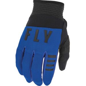 Fly Racing F-16 Jugend Motocross Handschuhe - Schwarz Blau - L - Unisex