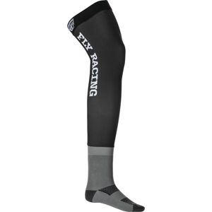 Fly Racing Knee Brace Socken - Schwarz Grau Weiss - L Xl - Unisex