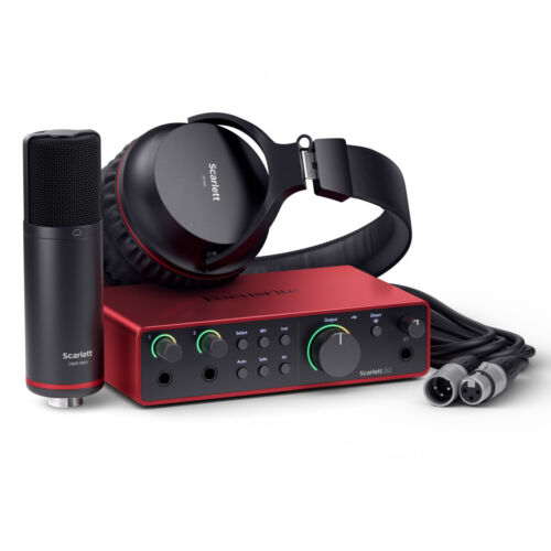 Focusrite Scarlett 2i2 Studio (4. Gen) Usb Audio Aufnahme Paket (neu)