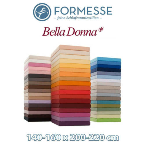 Formesse Bella Donna Jersey Spannbetttuch 180/200x200/220 Cm 0209 Blaugrau